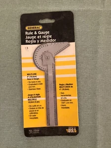 Vtg General No 16me Multi-Use Rule Gage Protractor Machinist Tool 1998 NOS - Picture 1 of 3