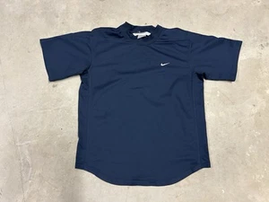 Vintage 90s Nike T Shirt Youth Large 14/16 Blue Graphic Tee Silver Tag Y2K - Picture 1 of 6