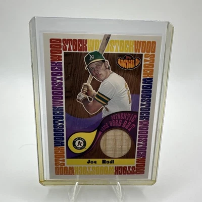 2001 Topps American Pie Woodstock Сувениры Бита Джо Руди Атлетика - Изображение 1 из 2