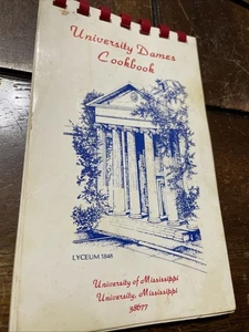Vintage University Of Mississippi Cookbook, University Dames - Imagen 1 de 4