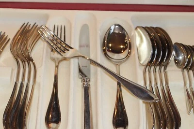 R&B Robbe & Berking Navette Menü Gabel 90er Versilberung ca. 20cm & 56g - Bild 1 von 4