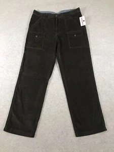 Woolrich Corduroy Pants Men's 36x32 Cord Trek Slate (Brown) 4 Flap Pockets NWT - Picture 1 of 16