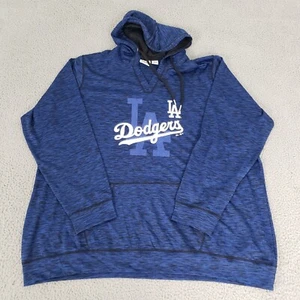 Los Angeles Dodgers Jacket Men 2XL Blue New Hoodie XXL Performance Logo MLB - Picture 1 of 4
