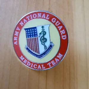 Pin Pinback EQUIPO MÉDICO DE LA GUARDIA NACIONAL DEL EJÉRCITO para conservar la fuerza de combate - Imagen 1 de 2