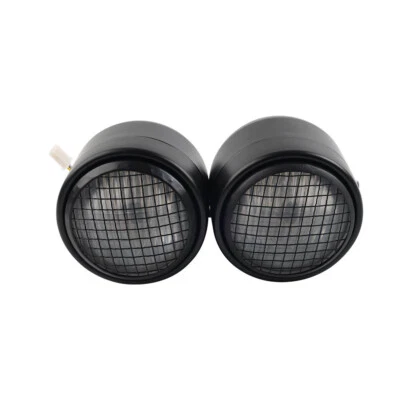 1PC Motorcycle Twin Dominator Headlight Dual Lamp StreetFront Double Headlight - Image 1 of 4