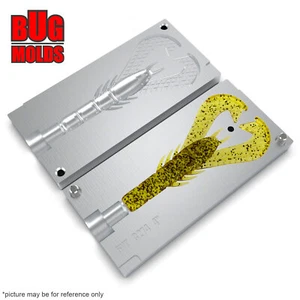 Cebo Hágalo Usted Mismo Molde de Pesca Cebos de Plástico Suave Señuelo Plastisol Bass KrackinCraws - Imagen 1 de 3