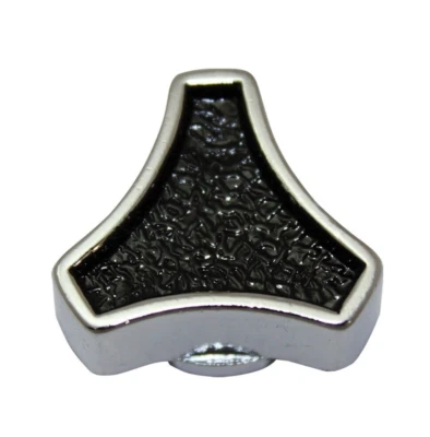 Tri-Bar 1/4"-20 & 5/16"-18 Chrome Mini Aluminum Air Cleaner Wing Nut Chevy Ford  Foto 1 de 3