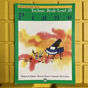 Alfreds Basic Piano Library Technic Book Level 1B Pre Owned Written Vintage 1996 - Picture 1 of 10