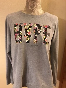 Felpa girocollo NEFF grigio erica manica lunga floreale HYPE taglia XL (Z1) - Foto 1 di 9