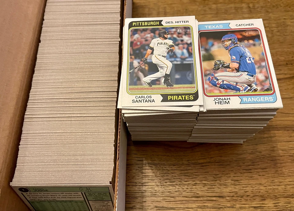 2023 Topps Heritage Baseball Cards 251-400 (NM) - You Pick - Complete Your Set - Image 1 of 1