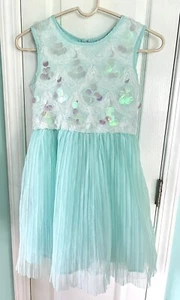 Disney Princess Ariel Little Mermaid Dress Costume & Tulle Skirt Large Sparkle - Picture 1 of 10