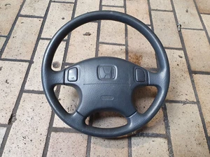 @RARE@ BLACK steering wheel Honda CIVIC EJ EK EJ9 EK3 EK4 EK9 96-00 - Picture 1 of 7