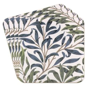 OFFICIAL WILLIAM MORRIS WILLOW BOUGH SET OF 4 DRINKS MAT TABLE COASTERS NEW - Picture 1 of 1