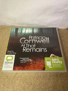 All That Remains by Patricia Cornwell (Audio CD, 2014) Free Postage C2 - Imagen 1 de 2