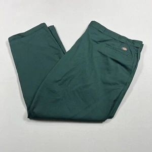Dickies 874 Original Fit Green Casual Chino Pants Trousers Mens W58" L32" - Picture 1 of 14