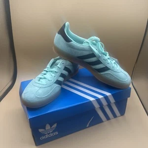 Größe 8 M - Adidas Gazelle Indoor Clear Mint Black Gum - Bild 1 von 7