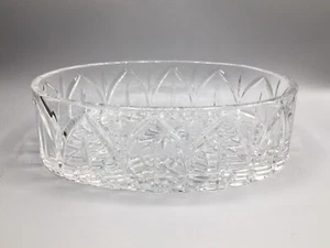 Vintage Waterford Crystal 9 1/2" X 2 1/2” Large Oval Bowl Centerpiece - Picture 1 of 7