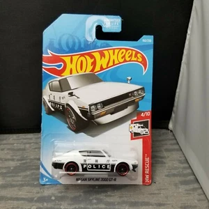 Hot Wheels HW Rescue Nissan Skyline 2000 GT-R Policía - Imagen 1 de 2