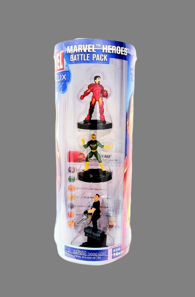 Marvel Battle Pack 3 Figurines Heroclix Classics Heroes Iron Man Punisher 700075