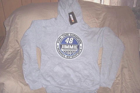 Genuine Jimmie Johnson Sweatshirt Hoodie Nascar Racing Hoodie Mens Hooded $60 Cover