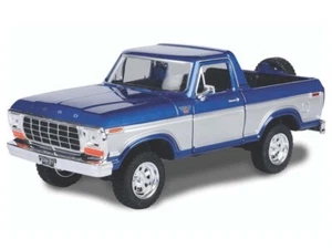 1978 Ford Bronco Ranger XLT - Blue 1:24 Scale Model - Motormax 79372BLSIL-TS - Picture 1 of 1