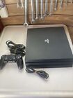 Sony PlayStation 4 Pro PS4 1TB Black Console CUH-7215B W/ Controller And Cords
