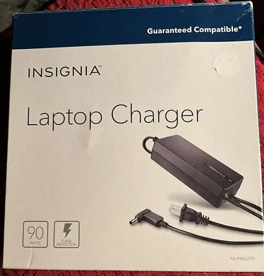 Insignia Universal 90W Laptop Charger with Surge Protection Model # NS-PWLC591 - Image 1 of 4