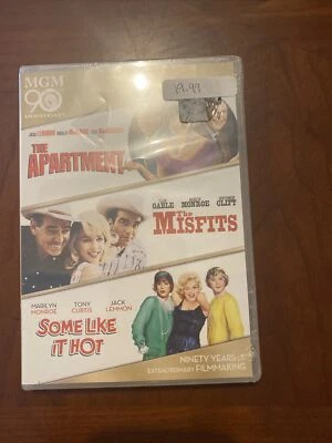 The Apartment / The Misfits / Some Like It Hot (DVD, 2013, 3-Disc Set) BRAND NEW - Image 1 of 2
