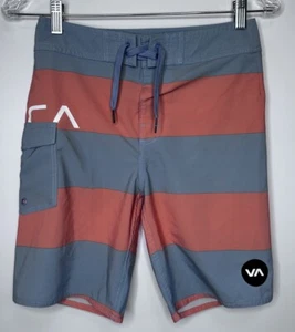 Boys Youth Industry RVCA Board Shorts Swim Short Length 17" - Picture 1 of 9