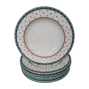 Juego de 7 cuencos sopera con borde Villeroy & Boch Citta Campagna Ascoli 8 7/8" - Imagen 1 de 7