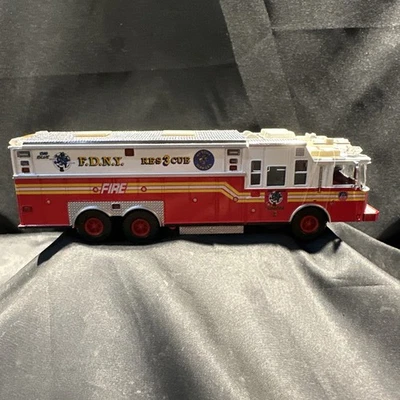 Vintage 1998 Code 3 Collectibles FDNY 1/64 E-One Heavy Rescue #3 Part # 12693  - Image 1 of 4