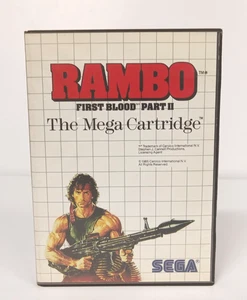 CIB - Rambo: First Blood Part II (Sega Master System, 1986) - Free Shipping! - Picture 1 of 15