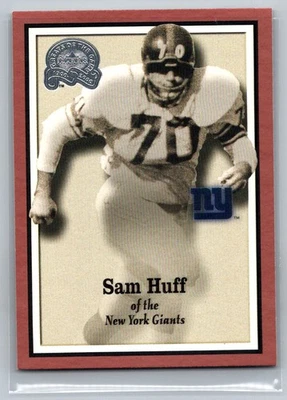 Sam Huff 2000 Fleer Greats of the Game New York Giants #77 - Image 1 of 2
