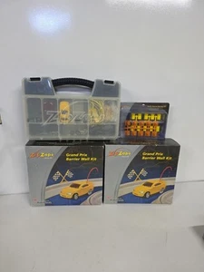 Zip Zaps Micro RC Lot - 2 Barrier Wall Kits, Rally Course, & Carrying Case - Picture 1 of 10