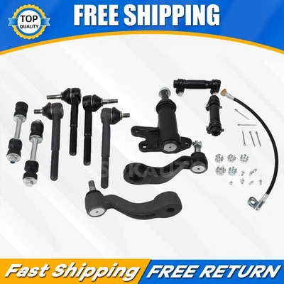 Kit de barras estabilizadoras de brazo loca Pitman delanteras para Chevy C1500 C2500 C3500 Tahoe Foto 1 de 4