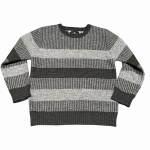 Maglione maglia a righe ragazzo Craft & Flow foderato in pile caldo accogliente Cabincore M 10/12 - Foto 1 di 8