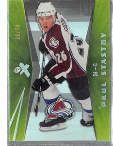 Ultra EX Essential Credentials 2008-09 verde #32 Paul Stastny/74 - Imagen 1 de 2