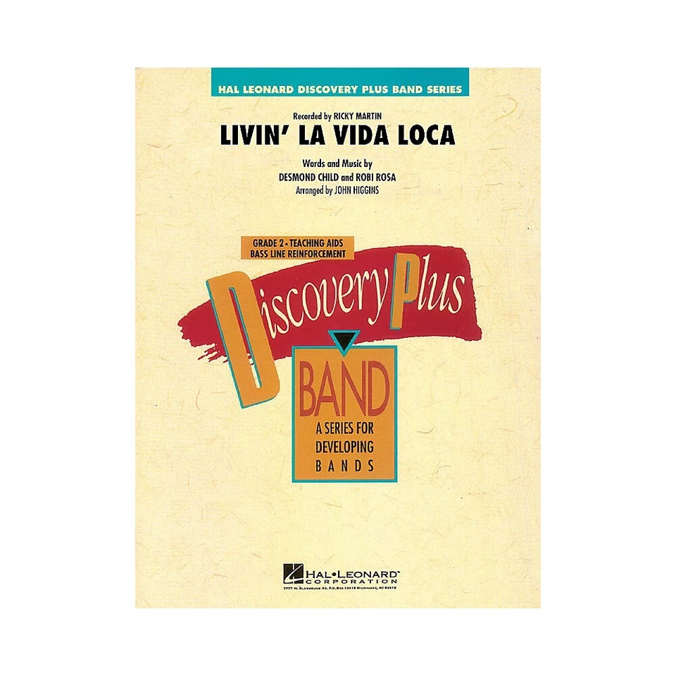 Livin La Vida Loca - Discovery Plus Banda de Concierto Serie Nivel 2 por John Higgins Foto 1 de 1