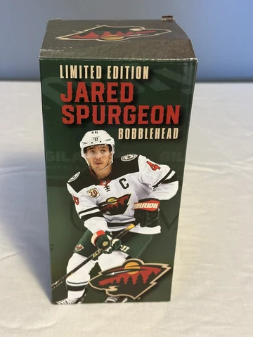 Minnesota Wild Bobblehead 2021 Giveaway Jared Spurgeon Winter Classic NEW Cover