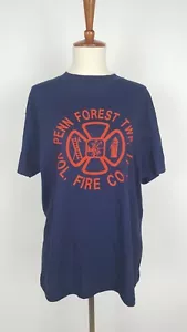 T-shirt vintage Penn Forest Township vol. Camicia Fire Co 50/50 Paperthin maglietta grande - Foto 1 di 5