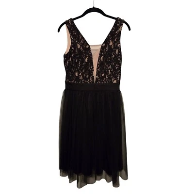 Vestido Retro Místico Mujeres Encaje Tul MD Desnudo Forro Bailarina Coqueta Cachicho Foto 1 de 4