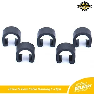 Brake & Gear Cable Housing Guides C Clip For MTB Road Bike Frame Forks & Cycles - Picture 1 of 7