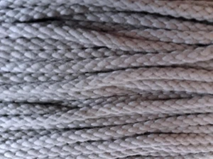 Baumwollkordel grau 10 mm  Kordel weich Hoodieband - Picture 1 of 2