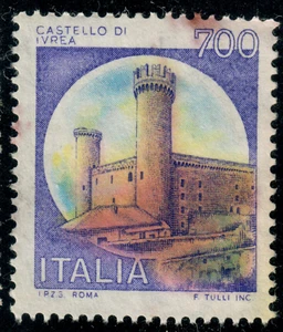 Italy - 1980 - Castles - Castello di Ivrea - 700L - #2336 - Picture 1 of 1