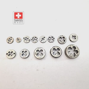 LOTTO MULTIDIMENSIONALE FUSTELLA MANUALE METRICA SVIZZERA Set di fustelle a mano ingegnerizzate precise N9 - Foto 1 di 14