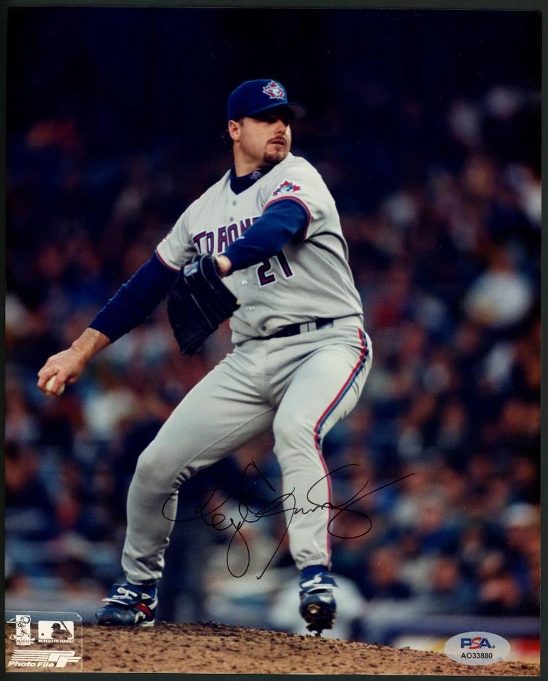 ROGER CLEMENS signed 8x10 photo (Blue Jays - autograph) PSA/DNA certified - Image 1 of 1