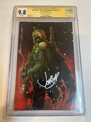 Star Wars War of the Bounty Hunters (2021) # 3 (CGC 9.8 SS) Signed Jonboy Meyers - Image 1 of 4