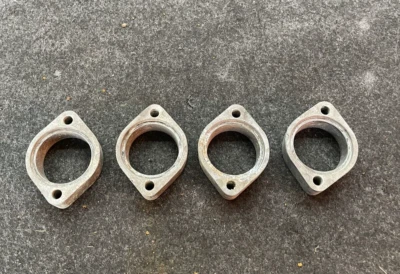 Juego de bridas de tubo de escape Kawasaki GPz750 KZ700 Foto 1 de 2