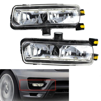 For Land Rover Range Rover Sport 2014-2017 LED DRL Front Fog Light Lamp Pair - Image 1 of 4