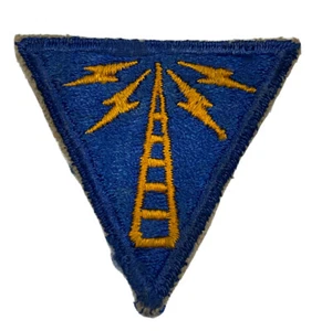 Original WWII USAAF AIR FORCE COMMUNICATIONS SPECIALIST COLOR CUT EDGE PATCH - Picture 1 of 2